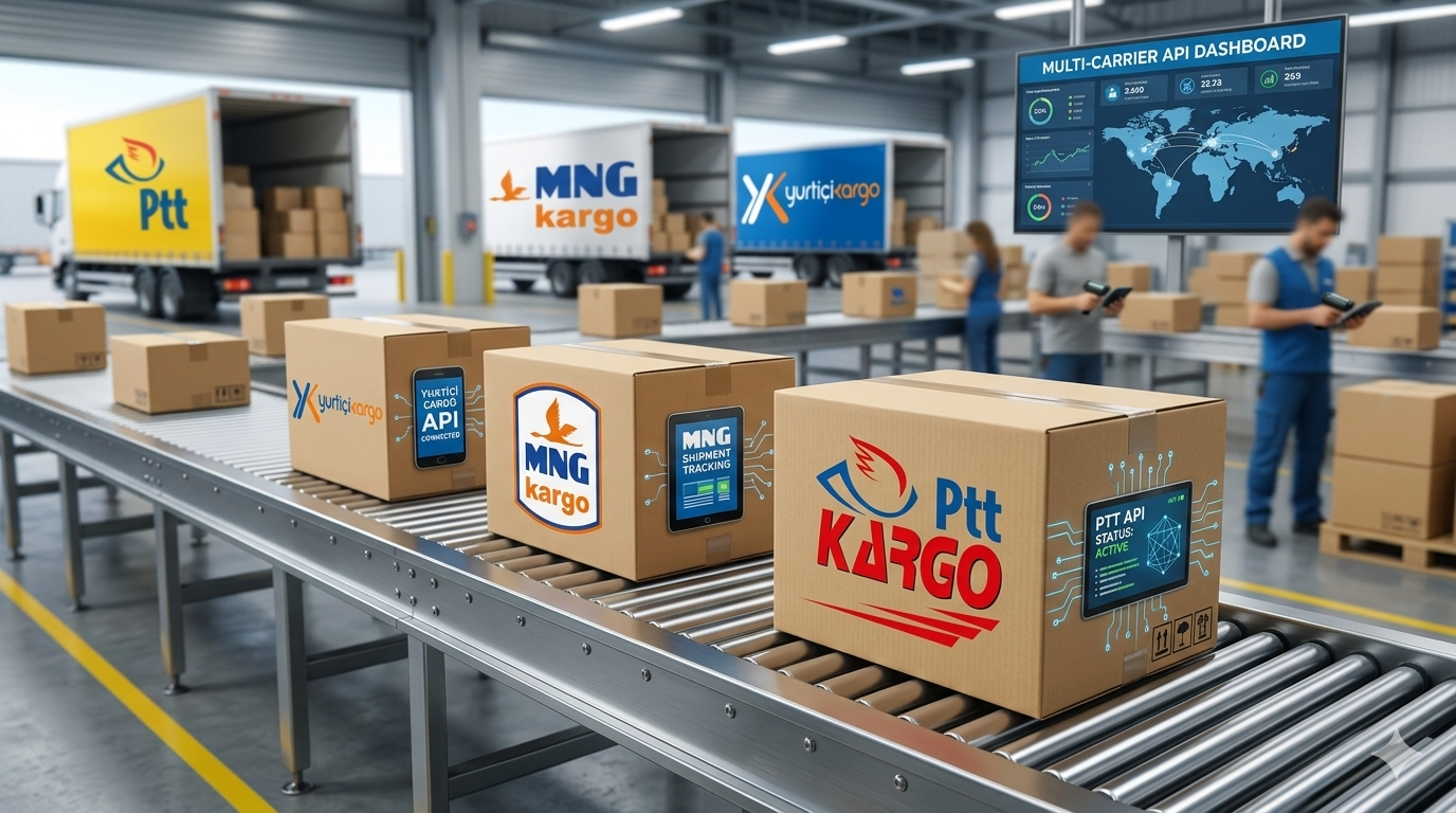 Kargo API Entegrasyonu: PTT, MNG, Yurtiçi 
